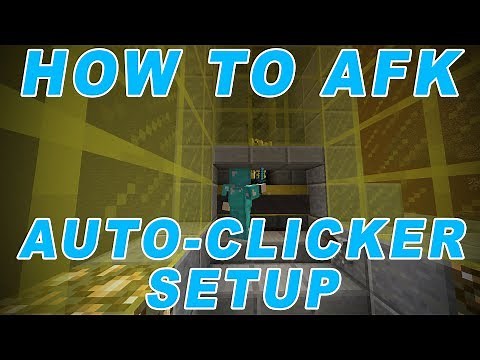 How to AFK in Minecraft (AUTO-CLICKER SETUP)