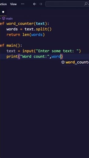 Word Counter in Python #python #programming
