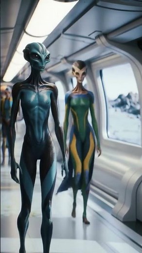 AI Whimsy: Alien Stroll—Walking the Ship in Deep Space 👽🚀🌌