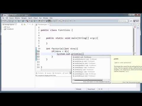 PROGRAMMER EN JAVA (Débutant) - 73 - La récursivité (1/2)