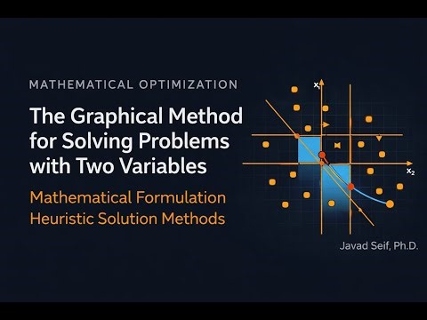 Linear Programming - The Graphical Method for Solving Problems with Two Variables