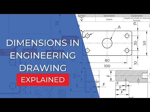 Dimensions in Engineering Drawing Explained (ISO)