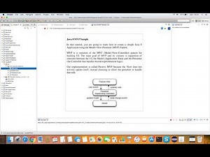 Develop a simple Java 8 App with the MVP Pattern