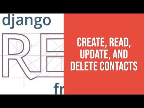 Django Rest Framework CRUD Tutorial. (Contact Management). Django Rest Framework API Project [4]