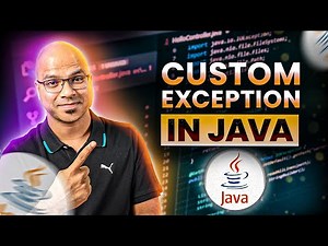 #81 Custom Exception in Java