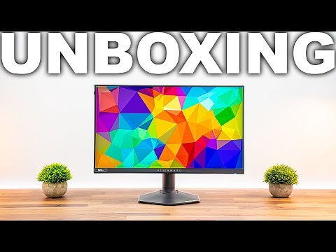 Alienware AW2524HF 500Hz Gaming Monitor Unboxing