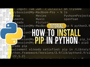How To Install PIP In Python On Mac | pip install python