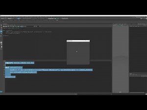 02 Maya Python Scripting a Window