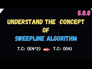 5.0.0 Sweep Line Algorithm Full concept explanation | How Sweep Line works?