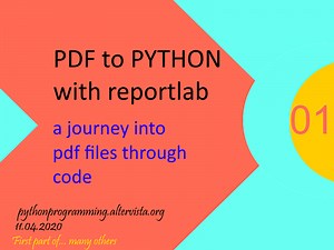 Create a pdf with reportlab – python programming