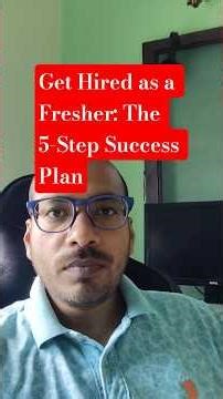 5 Steps to Land Your First Software Engineering Job 🚀 #ai #freshersjobs #job #softwareengineer 2026