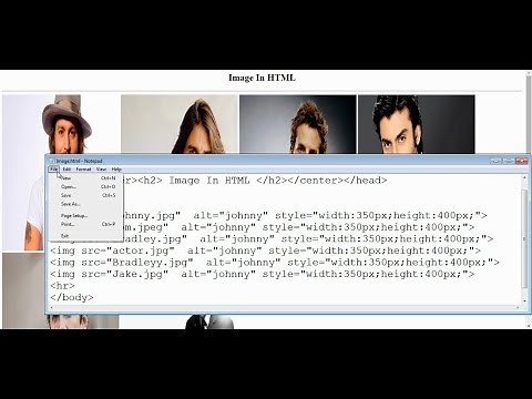 How To Insert Image In HTML Using Notepad (Step by Step Tutorials)