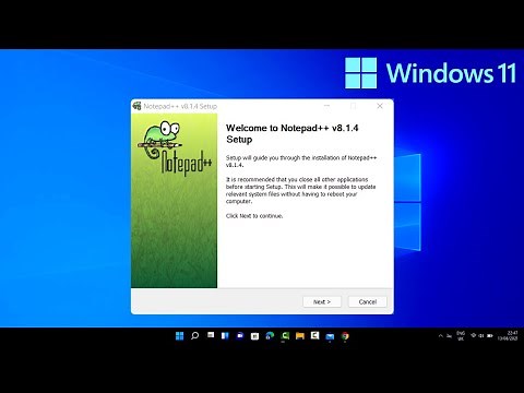 How to Install Notepad++ on Windows 11