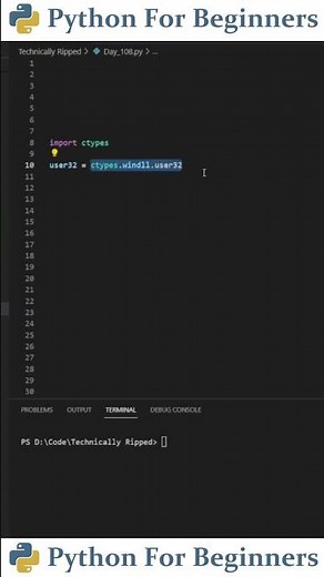 Moving The Mouse/Cursor With Python | Python For Beginners
