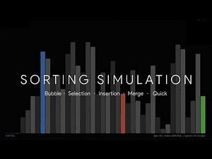 Sorting Algorithms Visualizer in java (version 1)