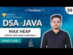 DSA Tutorial #59: Max Heap Implementation in Java 🤯 Step by Step Logic & Dry Run (2026)