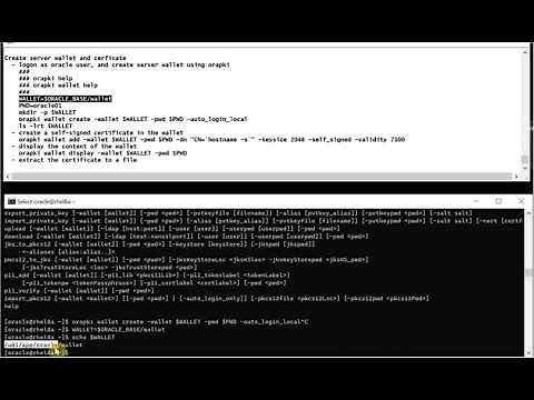 Configure Oracle TLS Connection