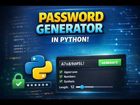 Made a Password Generator Using Python