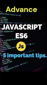Advance JavaScript ES6 | 5 important tips for JavaScript es6 | JavaScript ES6 Guide 2024 🚀