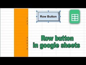 How to Add Row Button to Sheets in Google Spreadsheet