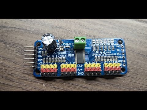 Connecting Servo Driver PCA9685 With Raspberry Pi #raspberrypi #servo