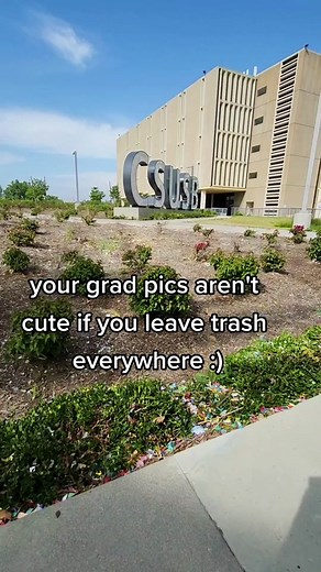Be respectful of our Campus pls 🥺 #graduation #gradpics #calstatesanbernardino