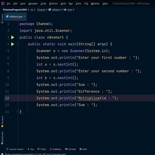 Program to perform arithmetic operations in java | #Java