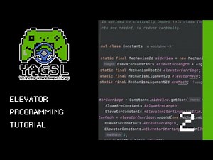 Programming A Elevator || FRC Programming Tutorial || Part 2