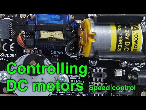 16 - Speed Control of DC Motors (E-blocks 2)