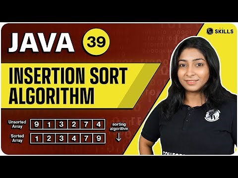 Insertion Sort Algorithm | Lecture-39 | Java and DSA Foundation course