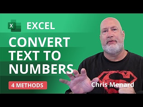 Excel Convert Text to Numbers - Four easy methods
