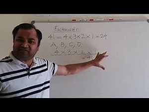 The Definition of Factorial of a Number