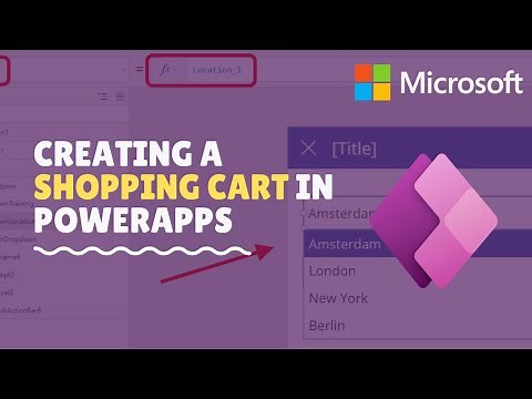 Shopping Cart in PowerApps