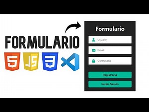👉 como HACER un FORMULARIO en Visual Studio Code😱
