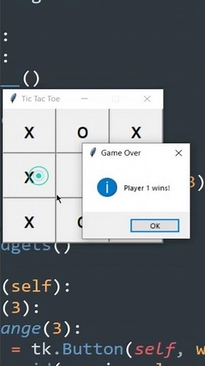 Create an Epic Tic-Tac-Toe Game using Python's Tkinter GUI in 2023 #python ‪@ohastech‬