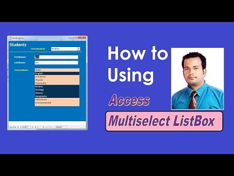 Using Multi Select ListBox in access database
