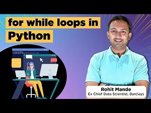 Python for loops | while loop | Python Programming for Beginners