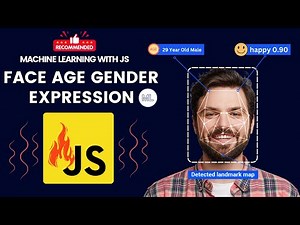Build Real Time Face Landmark, Face Expression, Age & Gender Estimation Using Javascript 🔥