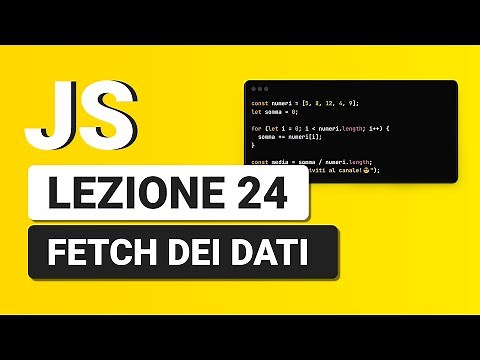 Javascript Tutorial Italiano 24 - Prendere dati dal server con AJAX