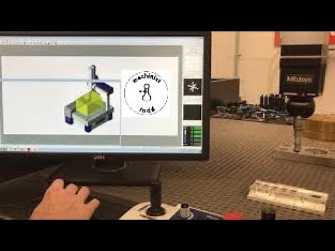 Mitutoyo CMM CNC programming with Manual Alignment