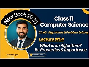 What is an Algorithm? | 1st Year Computer Science | Punjab Board 2025
