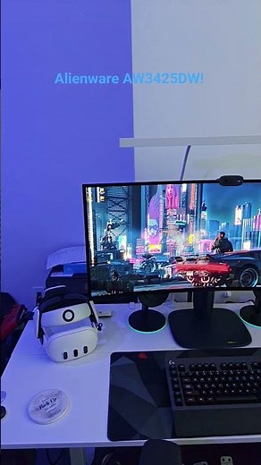 Just got the newest #Alienware #AW3425DW monitor to pair with my #RTX 5080 setup. #OLED #240hz