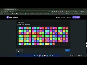 HashFlow Interactive Hash Algorithm Visualizer | Cryptography Project (MD5, SHA-1, SHA-256, SHA-512)