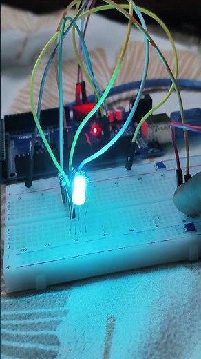 🌈 RGB LED Control with Push Button | Arduino Project