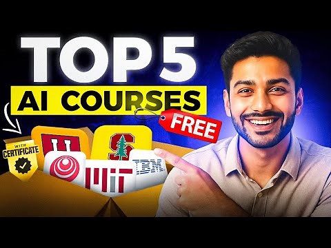 5 BEST Free AI Courses in 2025 (Tested from 70+ Options)