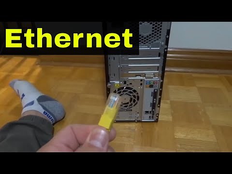 How To Connect Ethernet To A Computer (For The Internet)-Tutorial