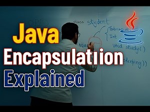 Encapsulation in Java Explained | OOPs Concept | Java Tutorial for Beginners