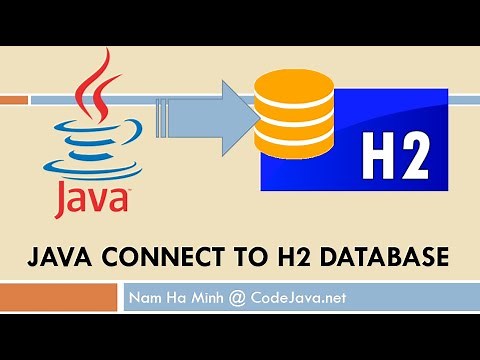 Java Connect to H2 Database Examples