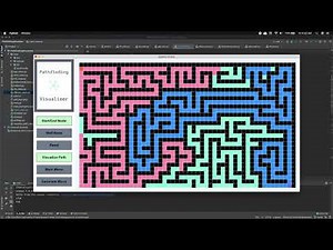 Python Pathfinding Visualizer - Maze Generation