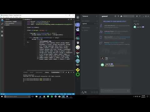 Discord Bot Tutorial - How to have a Discord Bot read messages and respond back